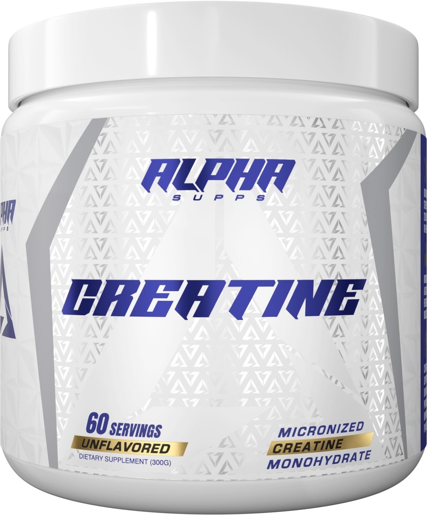 Alpha Supps - Alpha Creatin monohydrát prášok podporuje rast svalovej hmoty 