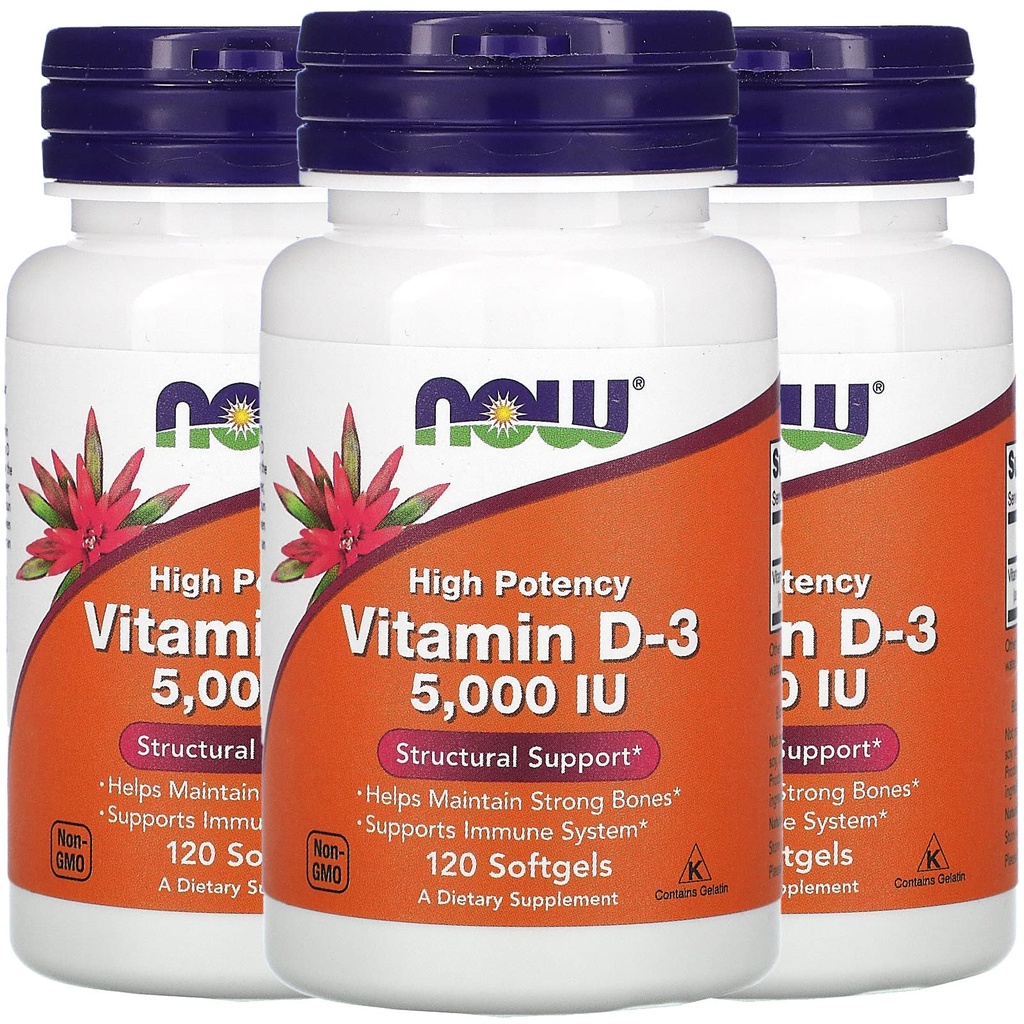 Teraz vitamín D-3 5 000 IU 120 Softgels