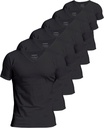 Pánske tepláky Comfneat 100 Percent Cotton Underclothing Comfy V-Neck T-Shirts (4-Pack/6-Pack)
