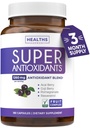 Super Antioxidanty Supplement for Women & Men - High Potency Herbal & Fruit Blend with Acai, Goji, Pomegranate, Elderberry & Resveratrol for Skin Care & Immune Support - Vegan & Non- GMO - 180 Kapsule