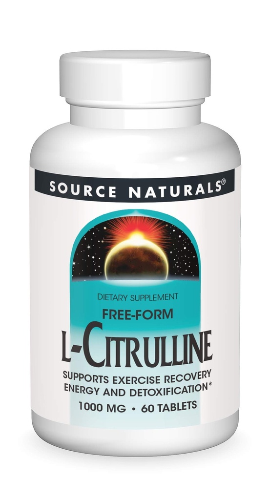 Zdroj Naturals L-Citrulline - podporuje zotavenie, energiu a detoxikáciu*, 1000 mg - 60 tabliet