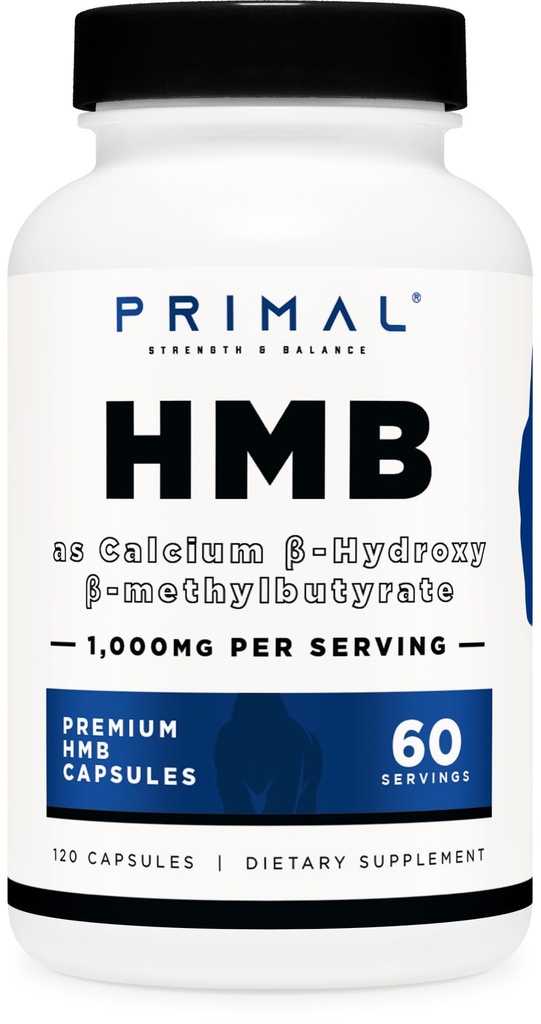 Primal HMB (1000mg, 120 Kapsule)
