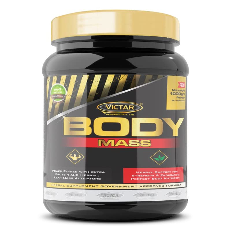 Body Mass Gainer Protein Calorie Weight Gainer Powder With Vitamins & Minerals, 1 count, 1000 grams