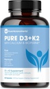 Pure Micronutrients Vitamin D3 K2 Supplement 