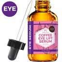 Leven Rose kávový olej Kofeínové sérum pre oči 1 oz - Anti-aging Organic under Eye Serum pre Puffy tašky pod očami
