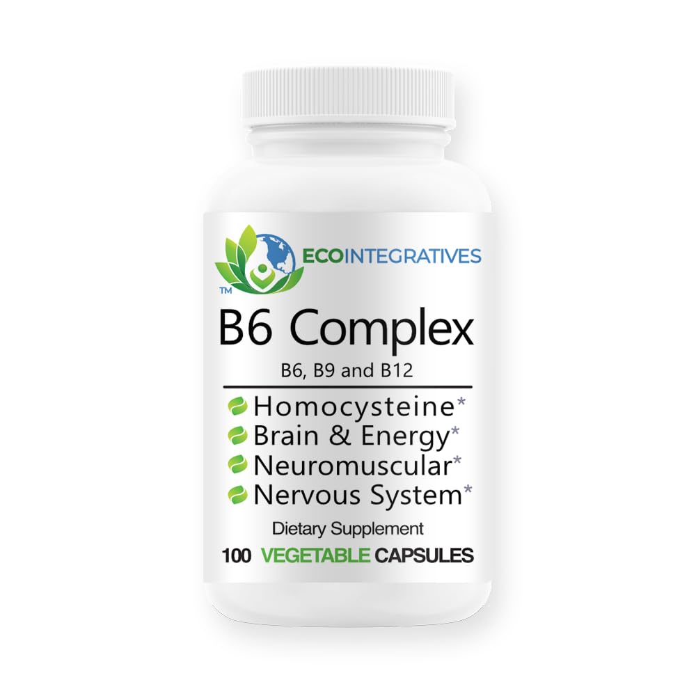 B6 komplex vegánsky vitamín B6, B9 folát, B12 metylkobalamín podporuje kardiovaskulárne, neuromuskulárne, nervový systém, homocysteín, energia, krvný bunky a zdravie kostí 100 viečka