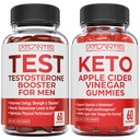 Atlantis Nutrition Testosterón Booster 60 Gumies + Keto Apple Cider Ocot 60 Gummies