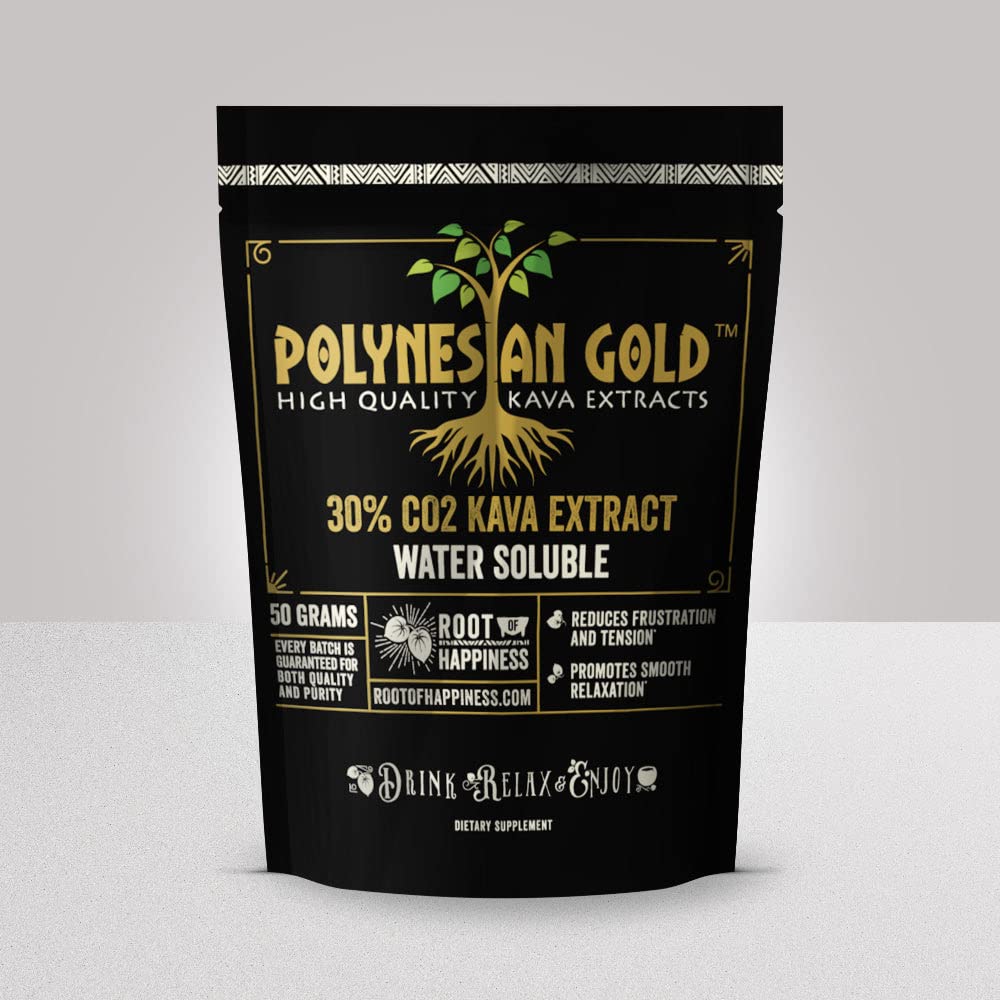 Polynézske zlatoTM Rozpustná voda Co2 Kava Extract- 50g Bag