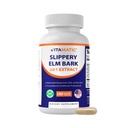 Vitamatic Slippery Elm Bark 10000 mg Equivalent Per Serving (od 20:1 Extract 500 mg), Made with Peppermint, DGL, & Aloe Vera - 180 Veg Capsules, and Concentrated 20X Potency