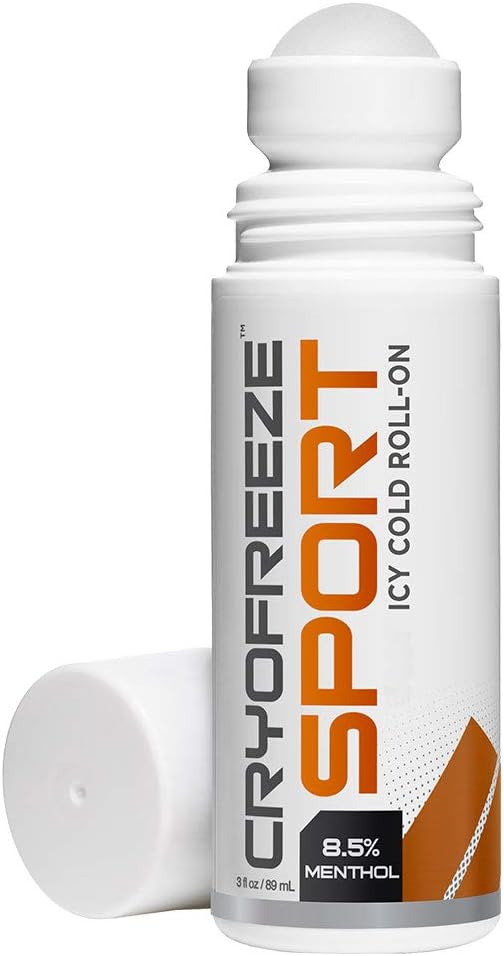OMAX CryoFreeze Menthol Roll On, Artritída, Back, svalová & Joint Made in USA (3 fl oz)