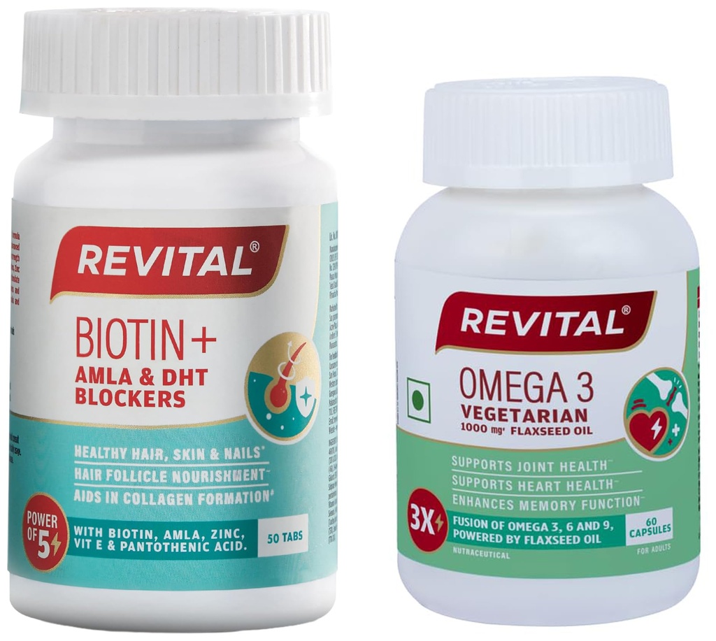 Revital Omega Veg 60 tablets + Revital Biotin 50 tablets