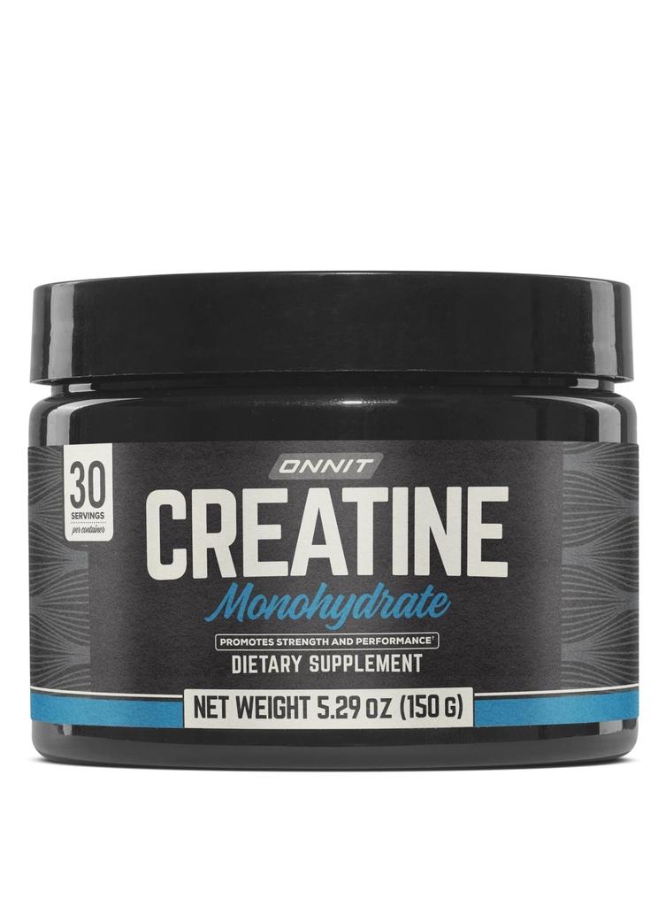 ONNIT Kreatinový monohydrát prášok, IGEN (TM) Non-GMO testované 5g Premium Creatin pre svalovú silu, silu a Lean hmotnosť, podporuje zdravie mozgu, mozgovej bunky energie, Neochutené, 30 Servings, 5.29 oz