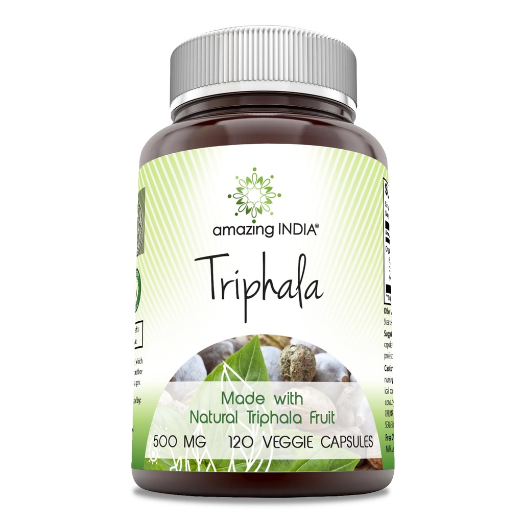 Amazing India Natural Triphala Supplement 
