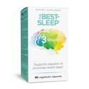 Prírodné faktory 3 Mozog, Najlepšie spánok, podporuje relaxáciu a odpočinok, Vegan, 90 Kapsule