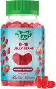 Metylovaný vitamín B12, želé Bean Gummy pre dospelých, zdravie mozgu a energie posilňovač, zdravé vlasy, koža, a nechty, nutričné vegetariánske doplnky, 120 želé fazuľa