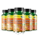 America Medic & Science Rapid-C 500mg vitamín C doplnková 500 tabliet (5 balenia po 100 tabliet) Denná podpora imunitného systému, Antioxidant 
