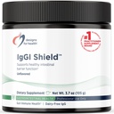 Designs for Health IgGI Shield Powder - Dairy-free Imunoglobulín IgG Supplement, SBI with N-Acetyl-Glukosamín - podporuje zdravú intestinálnu bariérovú funkciu (3.7oz / 30 Servings)