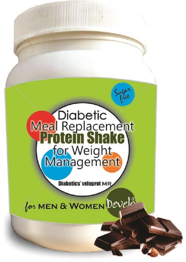 Develo Diabetic Protein Powder for Weight & flab loss (Pack of 1) - 1kg Chocolate