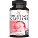 VALI Time Release Kofeín 100mg Kapsule- Smart Slow Release for Extended Energy & Focus. Advanced Nootropic Supplement. Mozgový posilňovací aktívny výkon, bdelosť a jasnosť. 120 Veggie kapsuly