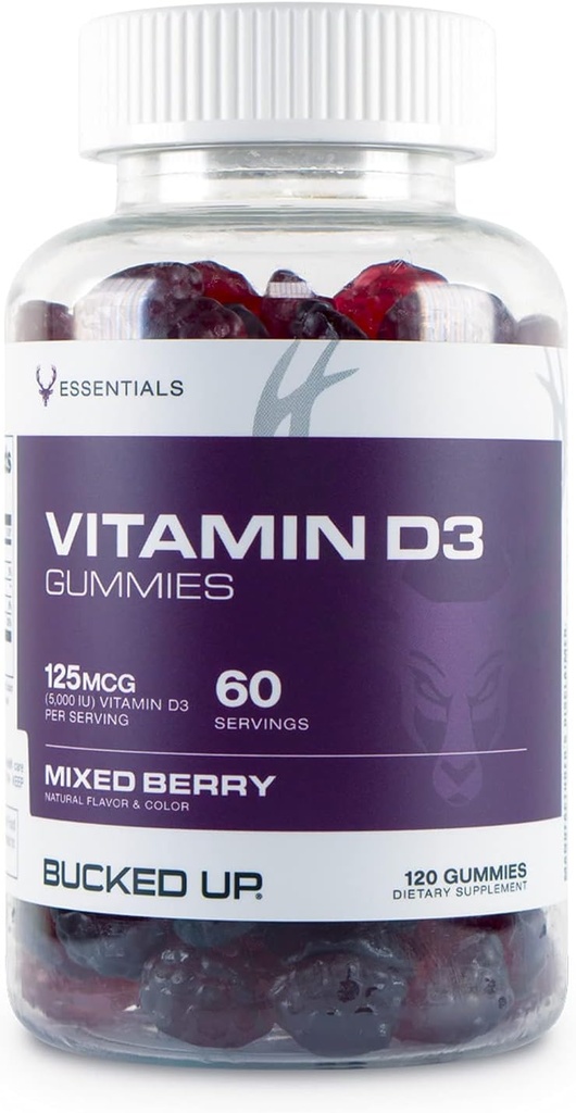 Zabalený vitamín D3 125mcg, 120 Gumies - Essentials