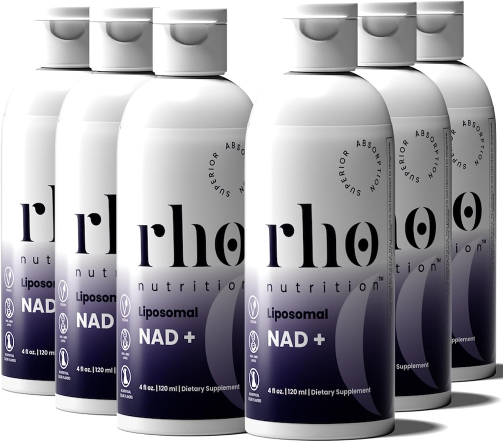 Rho Nutrition Lipozomálne NAD+  Pomáha podporovať normálne celulárne zdravie, zdravé starnutie, metabolizmus energie a vitality 