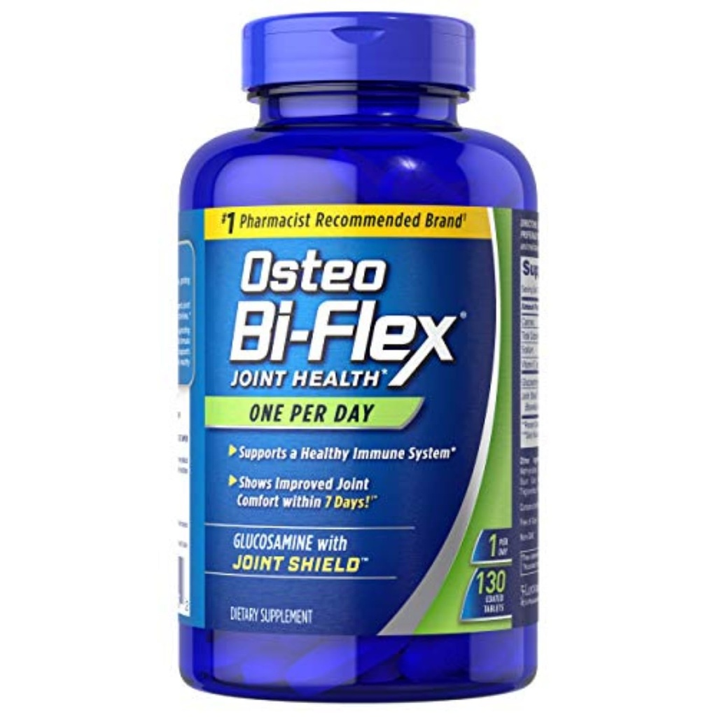 Osteo Bi- Flex Glukozamín s vitamínom D, jeden za deň Osteo Bi- Flex, Spoločné zdravie, 130 obalených tabliet, 130 Počet