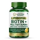 Vlado’s Himalayan Organics Liposomal Biotin Tablet with Multivitamin for women & Men | Glowing Skin And Longer Nails - Small Pack
