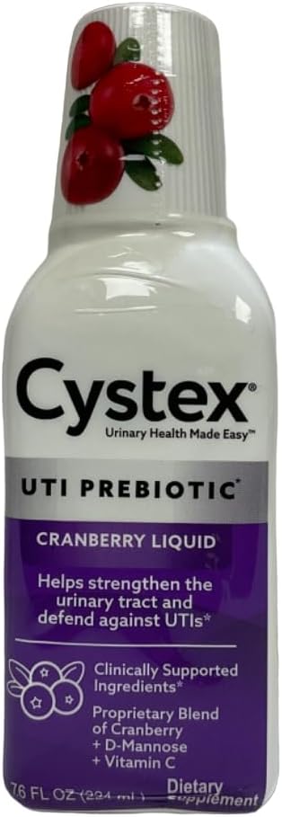 Cystex Liquid Cranberry Complex Supplement - 7.6 oz. (3 balenia)