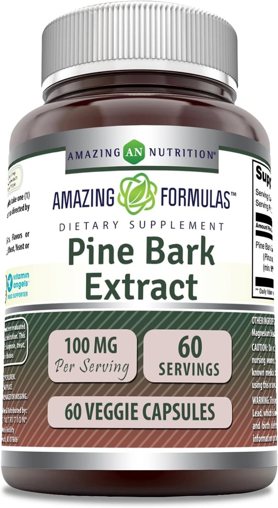 Amazing Formulates Pine Bark Extract 100 Mg 