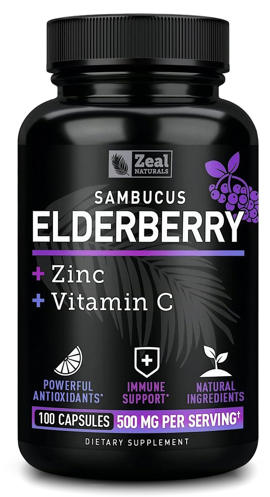 Zelenina prírodné Max sila bazové kapsule + zinok + vitamín C 