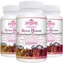 1500mg Lipozomal Active Hexose Correlated Supplement,360 Soft Gels Beta- Glucans with Natural Mushrom Extract, Immune System, Liver Function, Maintain T- Cell & Killer Cell Activity