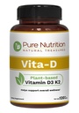 Pure Nutrition Vita D3 K2 - Rastlinný vitamín D3 K2 Supplement 