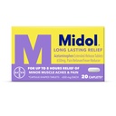 Midol Dlhá Trvalá úľava 20ct: Midol Dlhá Trvalá úľava, Menštruačný Symptom Reliever & Horúčka Redukcia, Caplets s acetaminofénom pre Menštruačné bolesti Relief - 20 Gróf (Backaging May Vary)