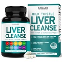 Pečeň Clean Detox & Repair 27 v 1 Vzorec - Mlieko Thitle, Púpava Root, Turmerica, Artičoky Extract & More - Pečeň Detox Suplement Suplement - 3. Party Tested, Vegan Safe & USA Made (60 Počet)