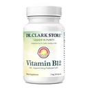 Dr. Clark Vitamín B12 Supplement, 1mg, 50 Želatínové kapsuly
