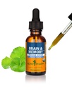 Herb Pharm Organic Nootropic Brain & Memory Supplement with Ginkgo Biloba Liquid Extract: Rýchla absorpcia pre podporu duševného zaostrovania, Ginkgo Supplement, Vegan, Gluten-free, non-GMO, 1 Oz