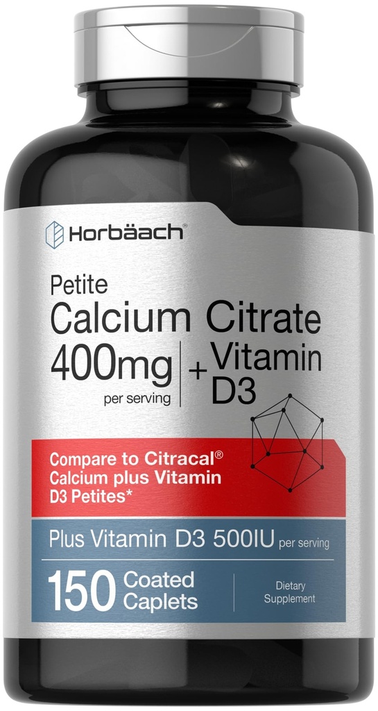 Horbäach kalcium Citrát s vitamínom D3 