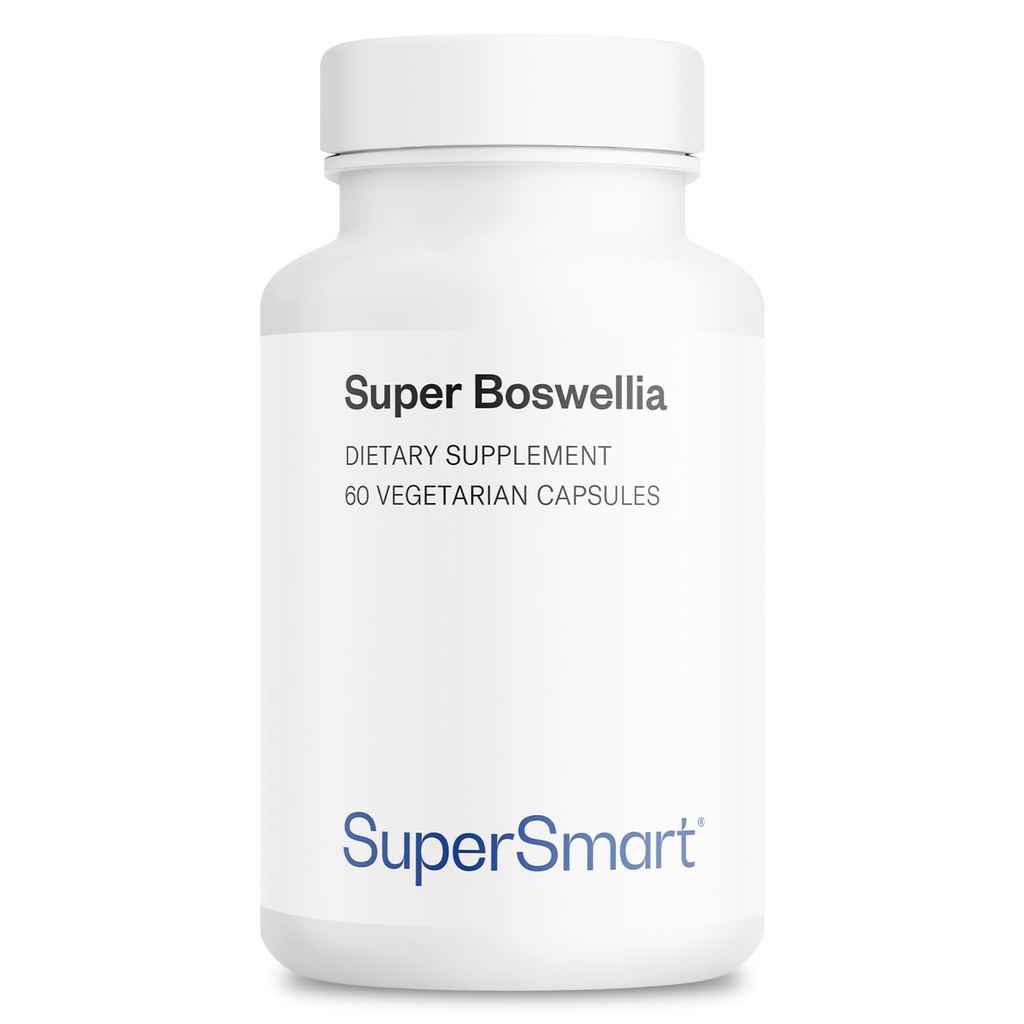 Supersmart Super Boswellia Extract 100 mg za deň (Patented & High Strength) - ApresFlex Boswellia Serrata Supplement - 20% AKBA 