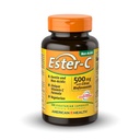 American Health Ester-C 500 mg s Citrus Bioflavonoids - 120 Vegetariánske kapsule - 24-hodinová imunitná podpora - non-GMO, Vegan, Gluten Free - 60 Servings