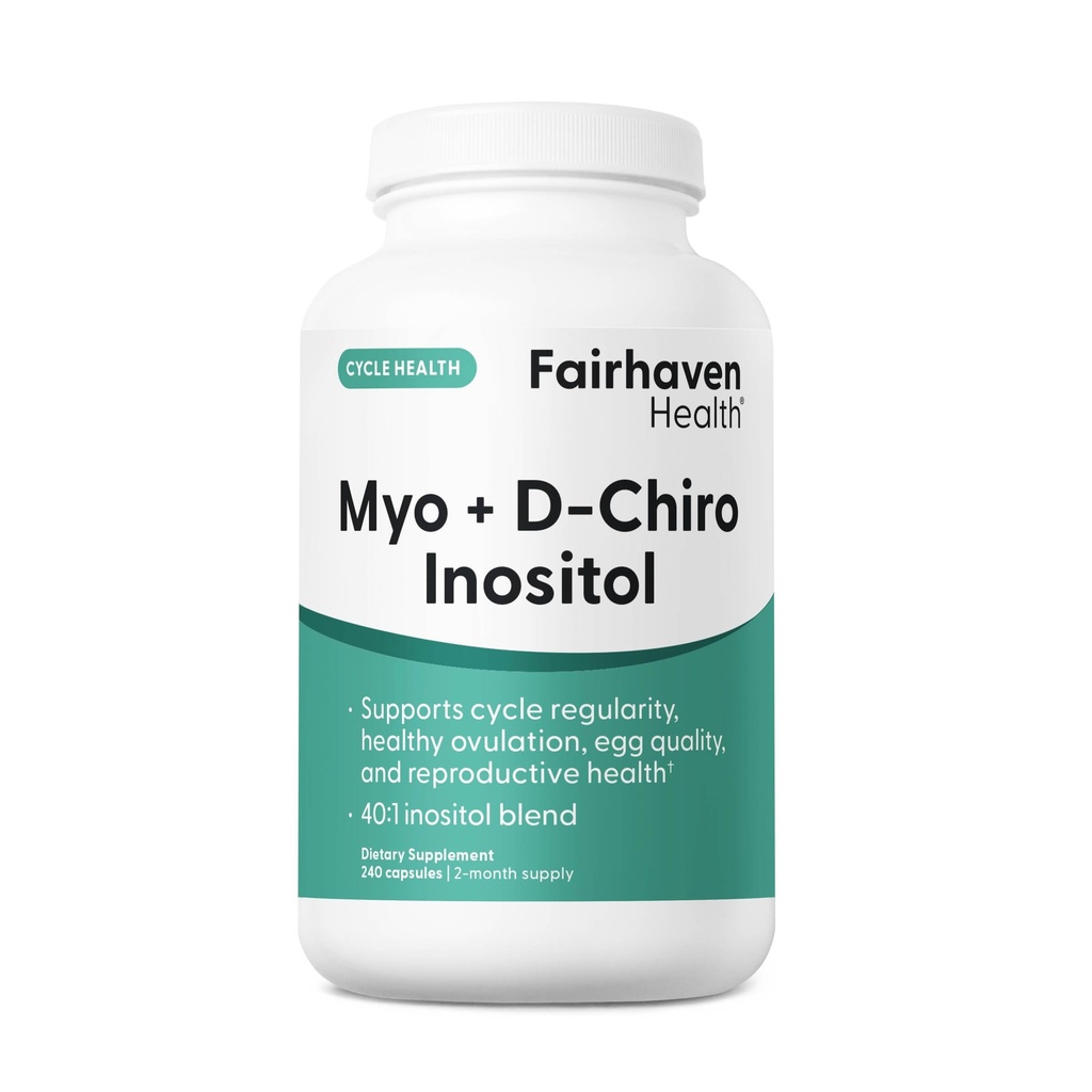 Fairhaven Health Myo-Inositol a D-Chiro Inositol Supplement for Women 