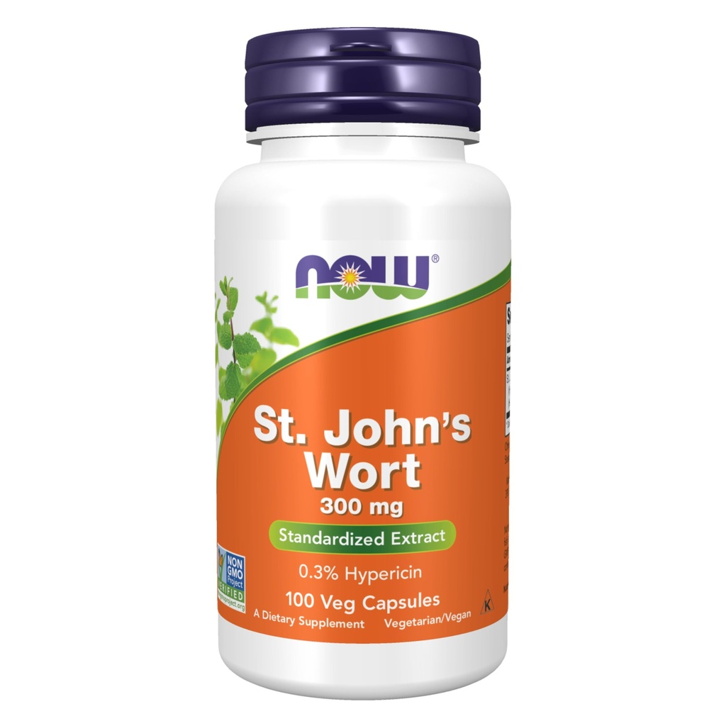 TERAZ potravinové doplnky, ľubovník bodkovaný (Hypericum perforatum) 300 mg, štandardizovaný extrakt, 100 Veg kapsúl