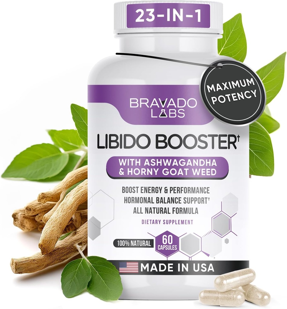 Libido príslušenstvo doplnok - Ženské Libido Booster pre ženy - pohon, energia, nálada, intimita a zvýšenie výkonu tabletky - s Maca Root, Ashwagandha, Dong Quai - 60 ct