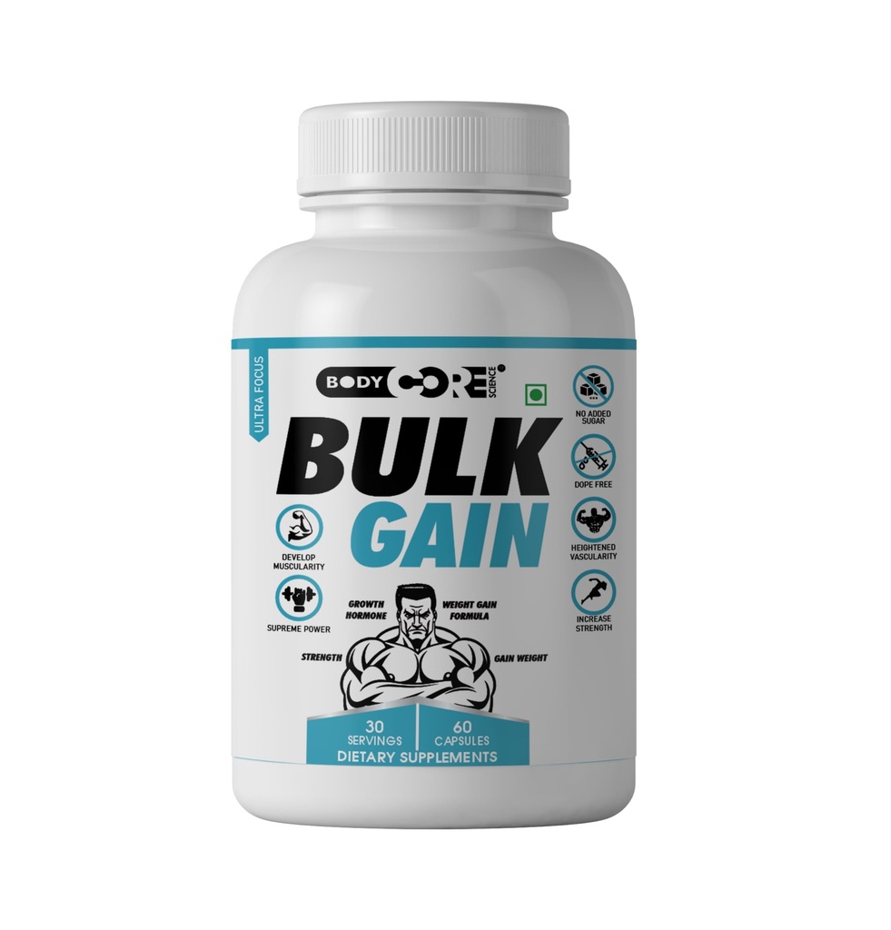 Body Core Science Bulk Gain Capsules (60 Capsules)