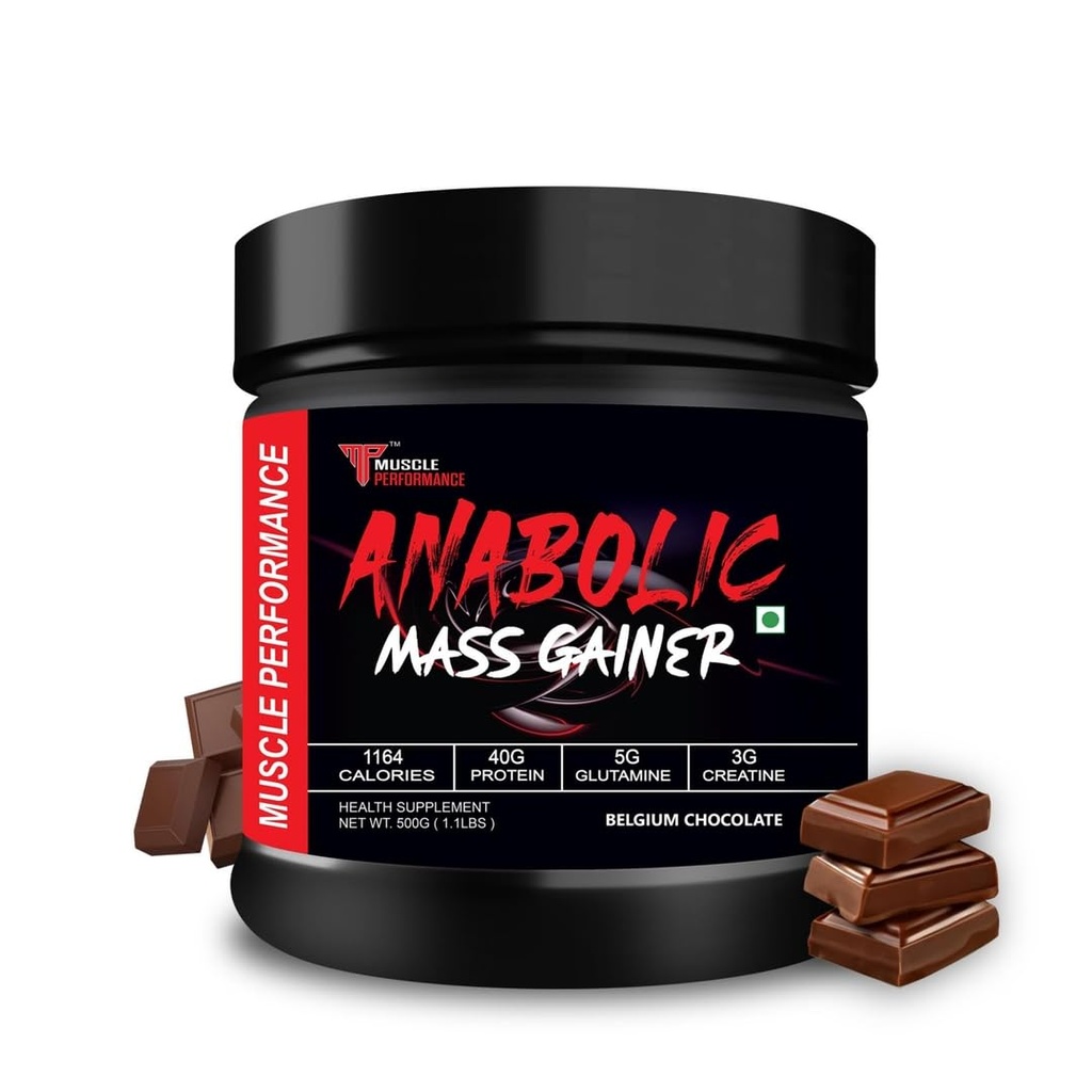 Anabolic Mass Gainer, 500g, Belgium Chocolate