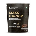 Carbamide Forte Mass Gainer with 54g Protein, Weight Gainer For Men | Muscle Gainer - 250g Carbs, Mass Gainer Protein, Multivitamin, ZMA & Creatine 3g - Belgian Chocolate Flavour 1kg
