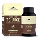Rasayanam T-Charge Capsules (500mg) | 3-in-1 T - Levels Supplement for Men with Shilajit, Ashwagandha & Safed Musli | Supports Muscle Growth, Energy, Strength, Stamina & Performance - 60 Capsules