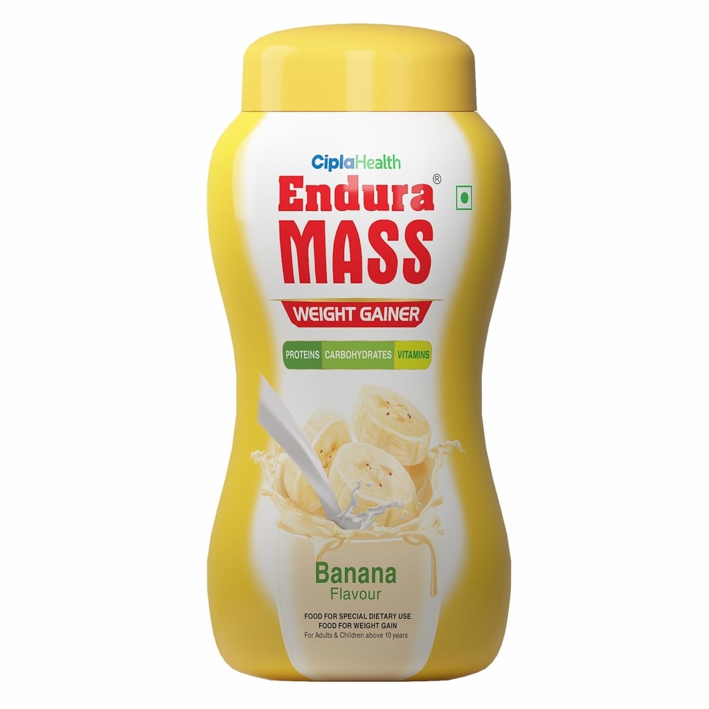 Endura Mass Weight Gainer (Banana, 1000g)