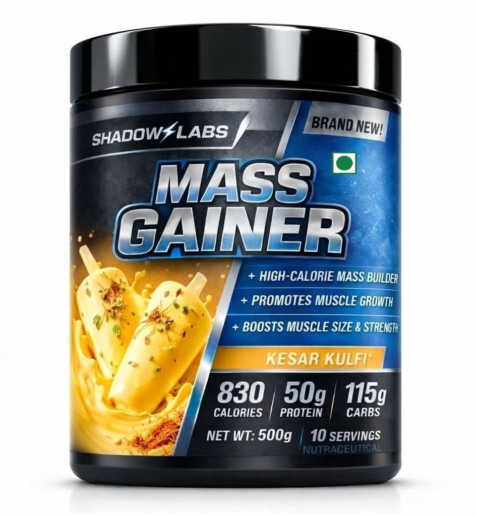Mass Gainer Protein Powder 500g (Kesar)
