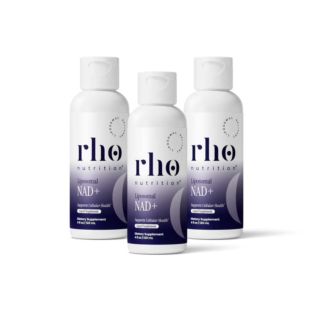 Rho Nutrition Lipozomálne NAD+  Pomáha podporovať normálne celulárne zdravie, zdravé starnutie, metabolizmus energie a vitality 