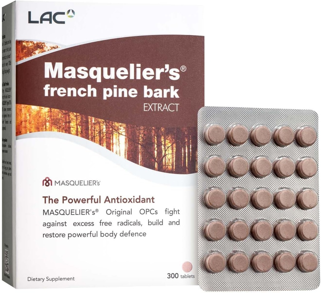 Francúzsky extrakt z borovicovej kôry LAC Masquelier (300 tabliet)